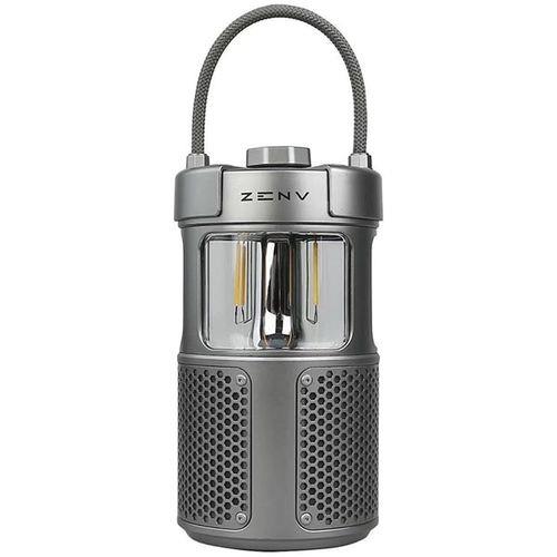 キョウハヤ JKBTF1-SL(メタリックシルバー) ZENV アウトドア Bluetoothサウンドライト フルレンジスピーカー 三脚付き IPX6防水 TWS機能