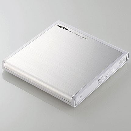ロジテック(LOGITEC) LDR-PMJ8U2VWH ホワイト USB2.0接続 ポータブルDVDドライブ