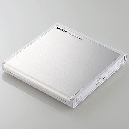 ロジテック(LOGITEC) LDR-PMJ8U2LWH ホワイト USB2.0接続 ポータブルDVDドライブ