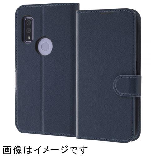 ray-out(レイ・アウト) RT-ARWELC1/DN ダークネイビー arrows We用 耐衝撃 手帳型ケース シンプル ﾏｸﾞﾈｯﾄ