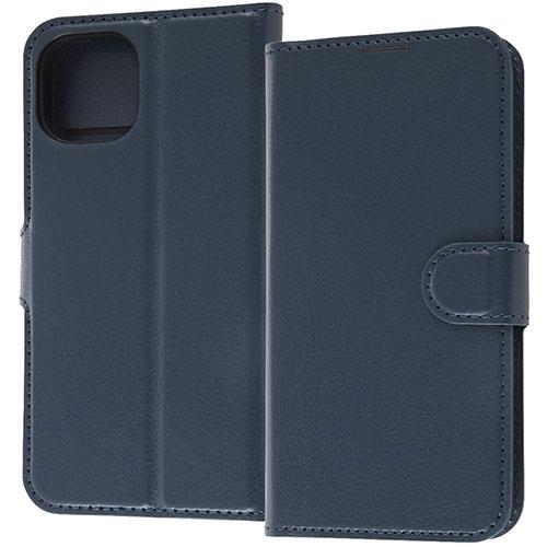 ray-out(レイ・アウト) RT-P36ELC1/DN(ダークネイビー) iPhone 14 / 13用 耐衝撃 手帳型レザーケース ﾏｸﾞﾈｯﾄ