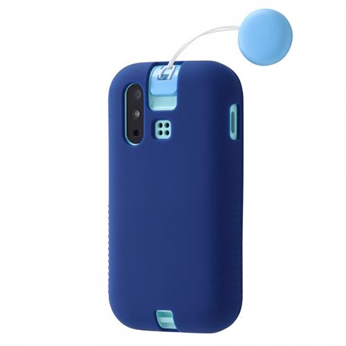 ray-out(レイ・アウト) RT-MM6C1-A ブルー シリコンケース シルキータッチ mamorino6