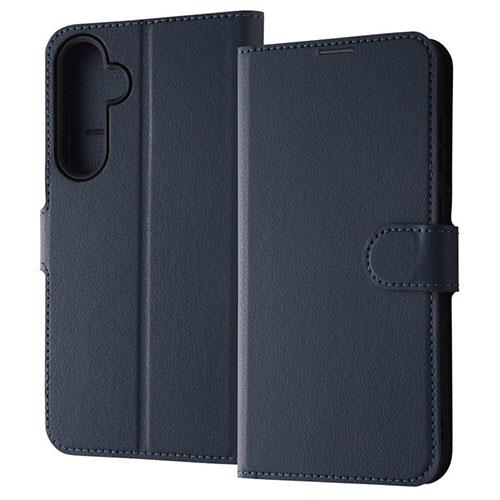 ray-out(レイ・アウト) RT-GA55ELC1/DN ダークネイビー Galaxy A55 5G用 耐衝撃 手帳型ﾚｻﾞｰｹｰｽ ｼﾝﾌﾟﾙ ﾏｸﾞﾈｯﾄ