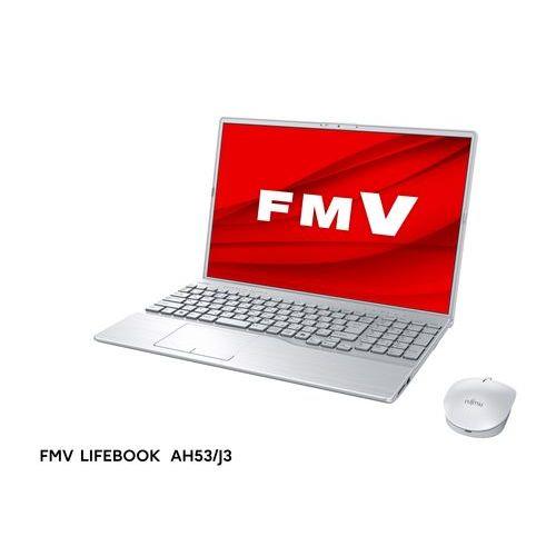 【長期5年保証付】富士通(FUJITSU) FMVA53J3S LIFEBOOK AH 16型 Ryzen 7/16GB/512GB/Office+365 ファインシルバー Windows 11Home ノートパソコン