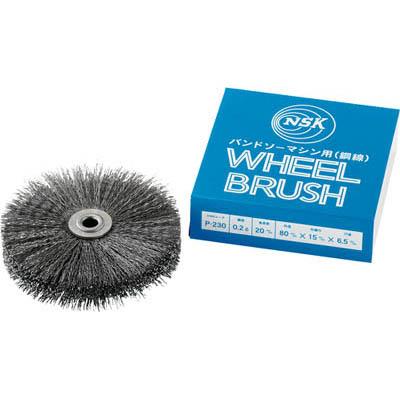 鳴門屋 P-230 鋼線鋸刃ホイールブラシ