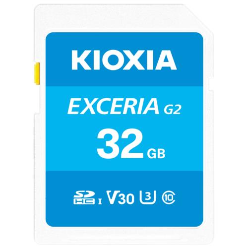 キオクシア(KIOXIA) EXCERIA G2 KSDU-B032G SDHC UHS-I メモリカード 32GB
