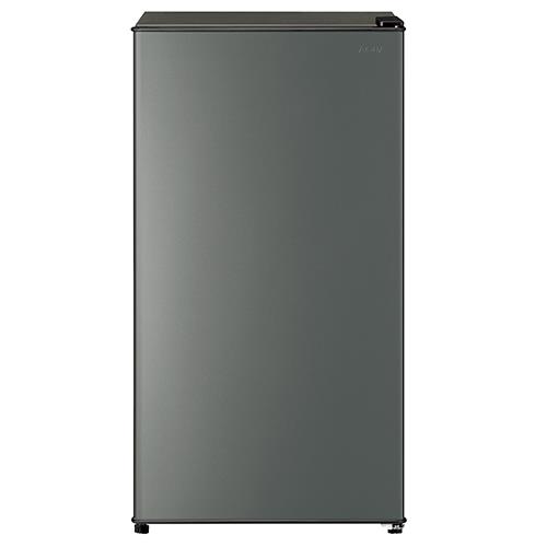 【長期保証付】アクア(AQUA) AQR-9R-DS ダークシルバー 1ドア冷蔵庫 90L 幅452mm