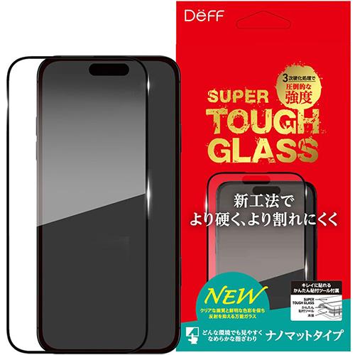 ディーフサウンド(DeffSound) DGIP24LPNM3SF SUPER TOUGH GLASS for iPhone16ProMax用 ナノマット