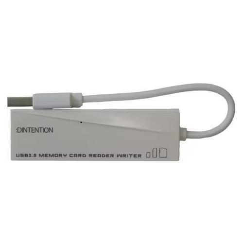 Dadandall(ダダンドール) DDSDRW0004WH(ホワイト) マルチメモリカードリーダーライター SD microSD ﾒﾓﾘｰｽﾃｨｯｸ