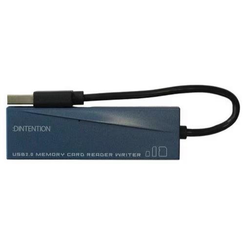 Dadandall(ダダンドール) DDSDRW0004BL(ブルー) マルチメモリカードリーダーライター SD microSD ﾒﾓﾘｰｽﾃｨｯｸ