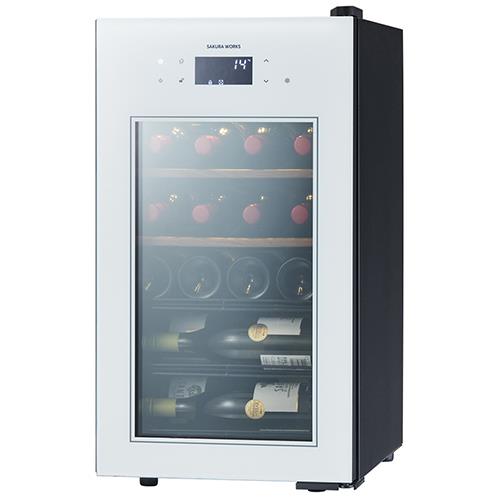 【長期保証付】さくら製作所 ZERO Advance SA22-W ホワイト ワインセラー 22本収納