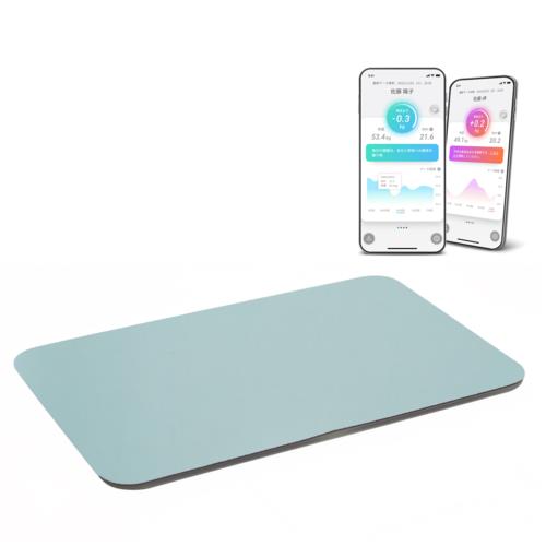 issin SBM22U01LJ-GN スマートバスマット グリーン 体重管理珪藻土マット 体重計モデル