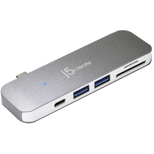 ジェイファイブ クリエイト JCD388 スペースグレー USB Type-C UltraDrive Mini Dock 6-in-1