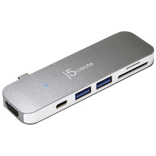 ジェイファイブ クリエイト JCD386 スペースグレー USB Type-C UltraDrive Mini Dock 7-in-1