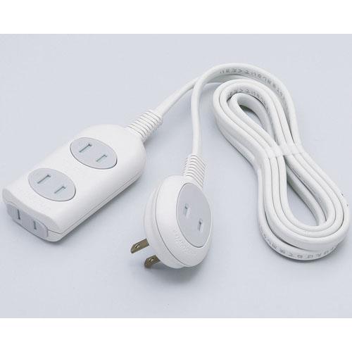 エルパ(ELPA) プラスワン扉付タップラン 3+1個口 2m WLP-3020B-W(ホワイト)