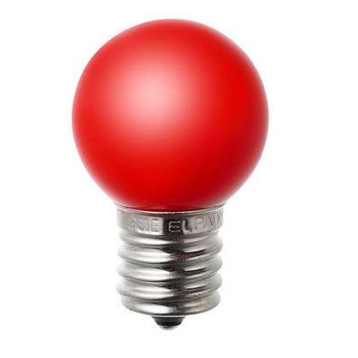 エルパ(ELPA) LED装飾電球(赤色) E17口金 lm LDG1R-G-E17-G244
