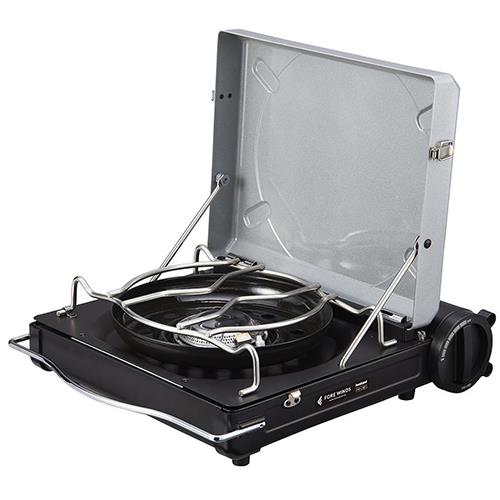 フォアウィンズ(FOREWINDS) FW-LS01-SL ラックスキャンプストーブ シルバー カセットこんろ