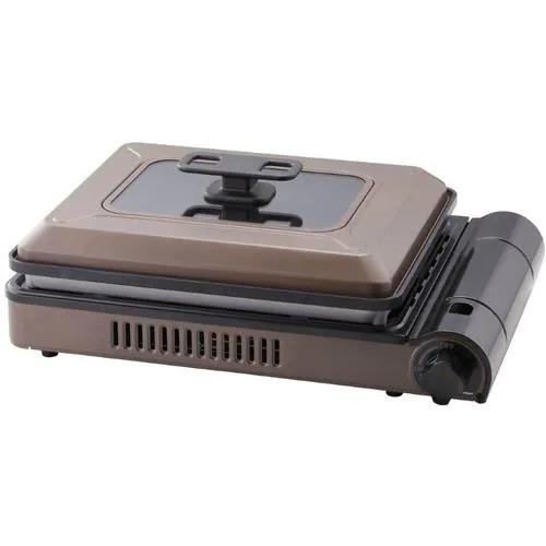 イワタニ(Iwatani) CB-GHP-B ブラウン カセットガスホットプレート 焼き上手さんβ