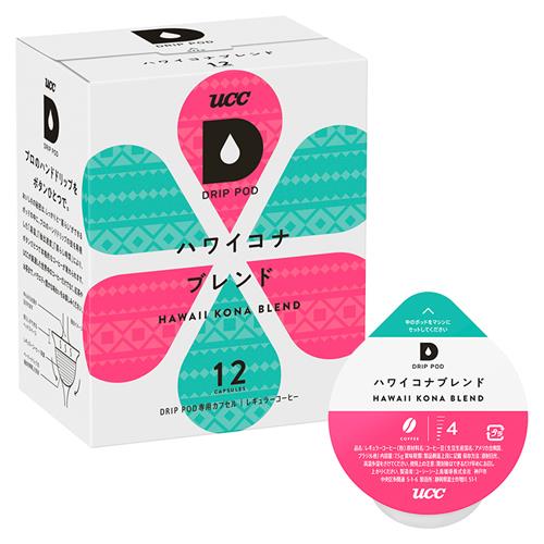 UCC DPHK002 UCCドリップポッド専用カプセル ハワイコナブレンド 12杯
