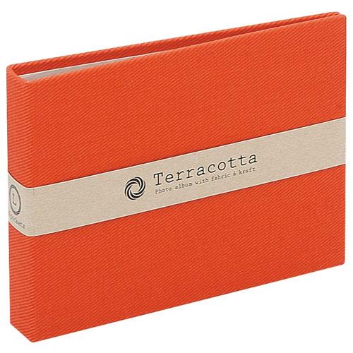 ナカバヤシ TER-CK2P-90-R(レッド) テラコッタ ポケットアルバム チェキ2段40枚