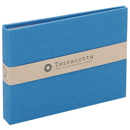 ナカバヤシ TER-CK2P-90-B(ブルー) テラコッタ ポケットアルバム チェキ2段40枚