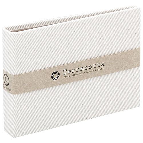 ナカバヤシ TER-CK2P-90-W(ホワイト) テラコッタ ポケットアルバム チェキ2段40枚