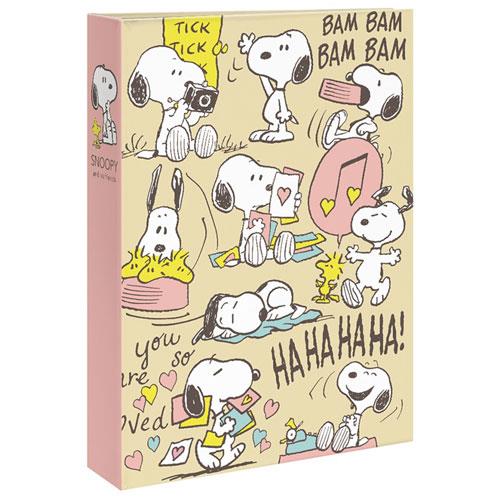 ナカバヤシ 1PL-1504-2 ポケットアルバム L判 3段 180枚 スヌーピーB