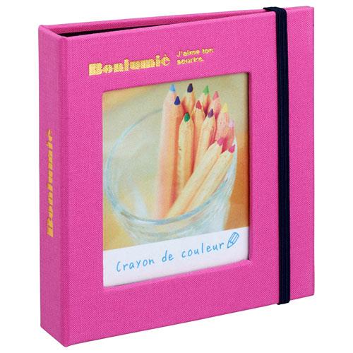 ナカバヤシ TOSY-CKSQ-20-P ピンク チェキスクエア用ポケットアルバム