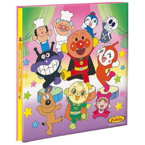 ナカバヤシ ｱA-LP-102-3 フエルアルバム L アートフル台紙 柄入り アンパンマン ダンス