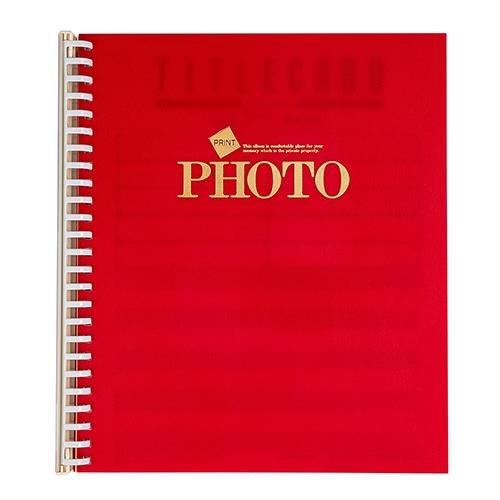 ナカバヤシ ｱL-JHO2-121-R アカ ライトアルバム ジムシリーズ ライトフォート