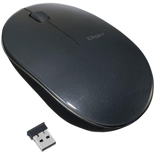 ナカバヤシ MUS-RKT153NBK ブラック FLATTY 無線 BlueLED光学式マウス 3ボタン