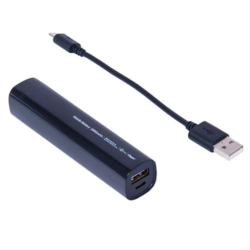 ナカバヤシ MB-0158-BK(ブラック) モバイルバッテリー 2600mAh