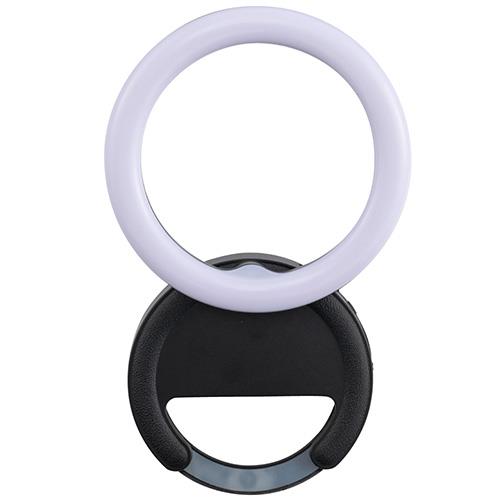 ナカバヤシ UA-LED015-BK(ブラック) USB充電式 LEDリングライト