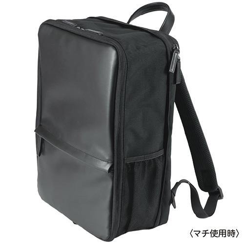 ナカバヤシ CB-283BK(ブラック) 厚みが変わるPCバックパック 16インチ
