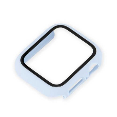 ナカバヤシ SMWC-AW401LBL Apple Watch SE用 高硬度9Hガラス ケース 40mm