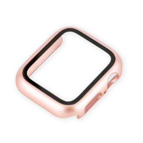 ナカバヤシ SMWC-AW401PG Apple Watch SE用 高硬度9Hガラス ケース 40mm