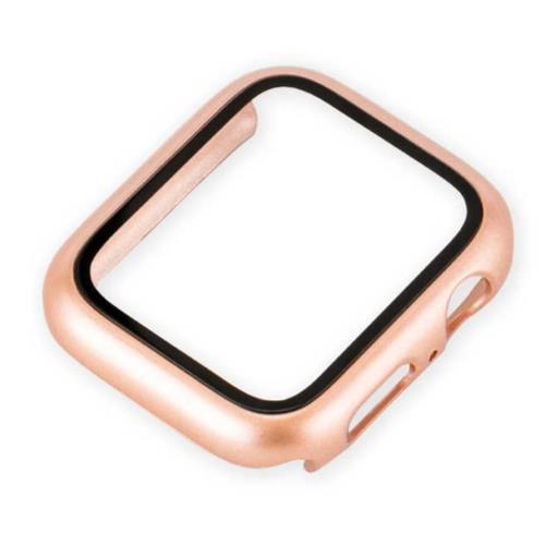 ナカバヤシ SMWC-AW441PG Apple Watch SE用 高硬度9Hガラス ケース 44mm