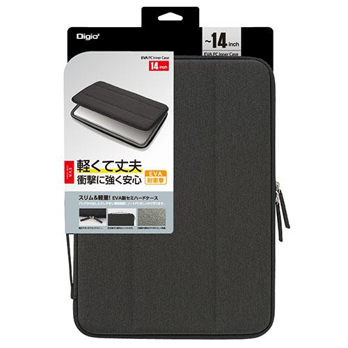 ナカバヤシ SZC-FC142301BK(ブラック) 14インチ汎用PCセミハードケース