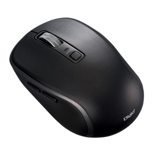 ナカバヤシ MUS-BKF217BK(ブラック) Bluetooth静音5ボタンBlueLEDマウス