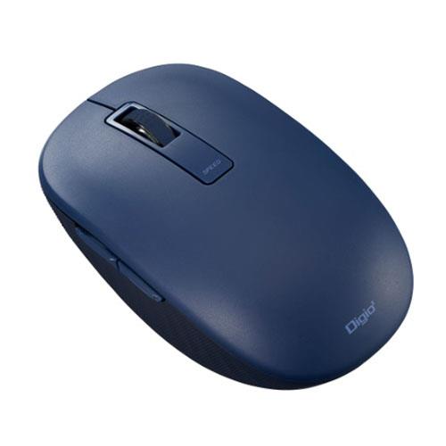 ナカバヤシ MUS-BKF219NB(ネイビー) Bluetooth静音5ボタンBlueLEDマウス