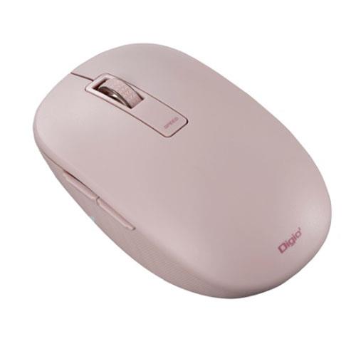 ナカバヤシ MUS-BKF219P(ピンク) Bluetooth静音5ボタンBlueLEDマウス