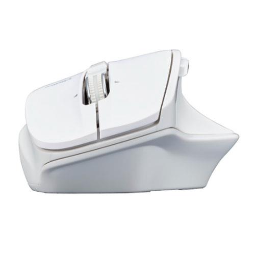 ナカバヤシ MUS-RKF164NW(Nホワイト) 高速スクロールホイール搭載 神速シリーズ無線静音5ボタンBlueLEDマウス