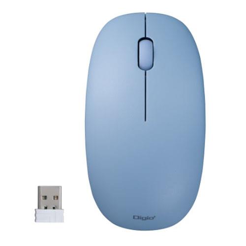 ナカバヤシ MUS-RKT211BL ブルー 2Way電池 無線3ボタン Blue LEDマウス