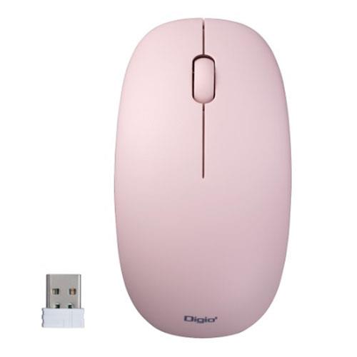 ナカバヤシ MUS-RKT211P ピンク 2Way電池 無線3ボタン Blue LEDマウス