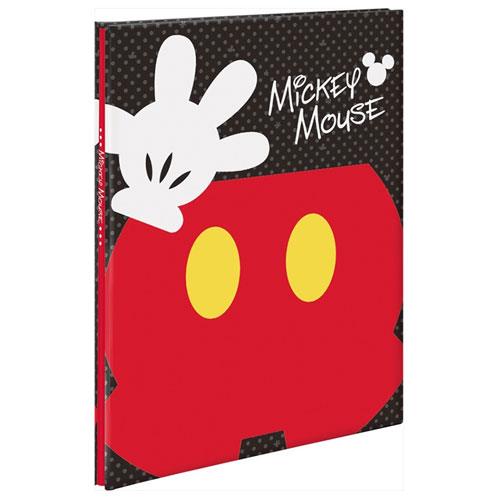 ナカバヤシ H-A4D-101-1(ディズニー パーツミッキー) フエルアルバム A4 100年台紙(黒)