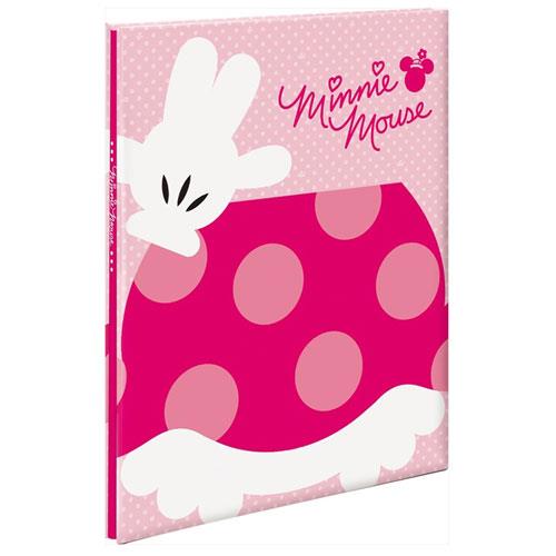 ナカバヤシ H-A4D-101-2(ディズニー パーツミニー) フエルアルバム A4 100年台紙(黒)