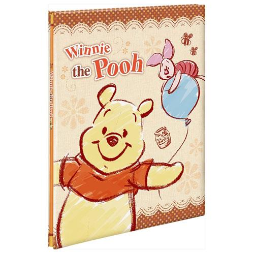 ナカバヤシ A4P-150-2 ディズニー プー フエルアルバム A4 プラコート台紙 白