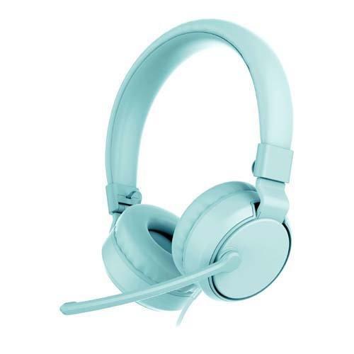 ナカバヤシ MHM-STB36-LB(ライトブルー) 4極 ヘッドセット