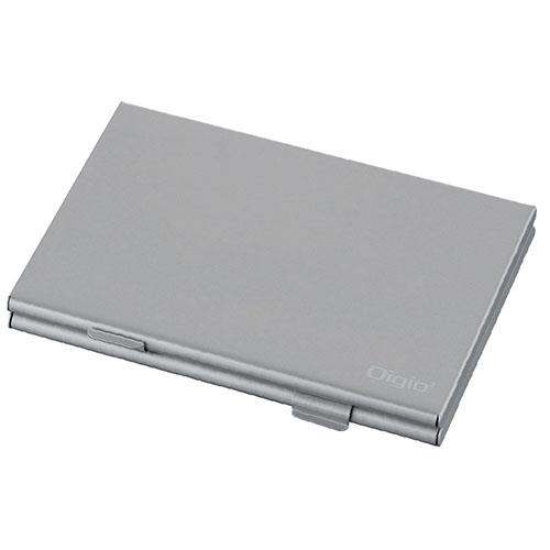 ナカバヤシ MCC-2204SL(シルバー) SDカード 6枚収納用 アルミカードケース ホルダー 静電気防止