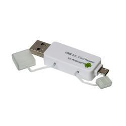 ナカバヤシ Digio2 CRW-DSD63W USB/microUSB ホワイト